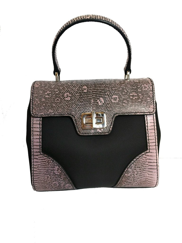 PRADA Women's Pink Tessuto Lucerto Handbag, PR1600