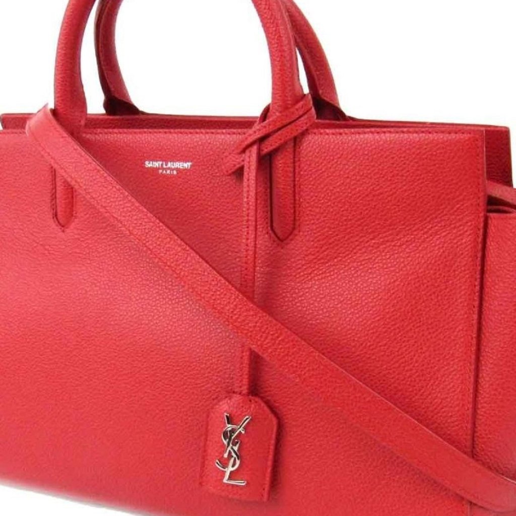 YSL SAINT LAURENT Women's Red Epson Handbag, YSL1410
